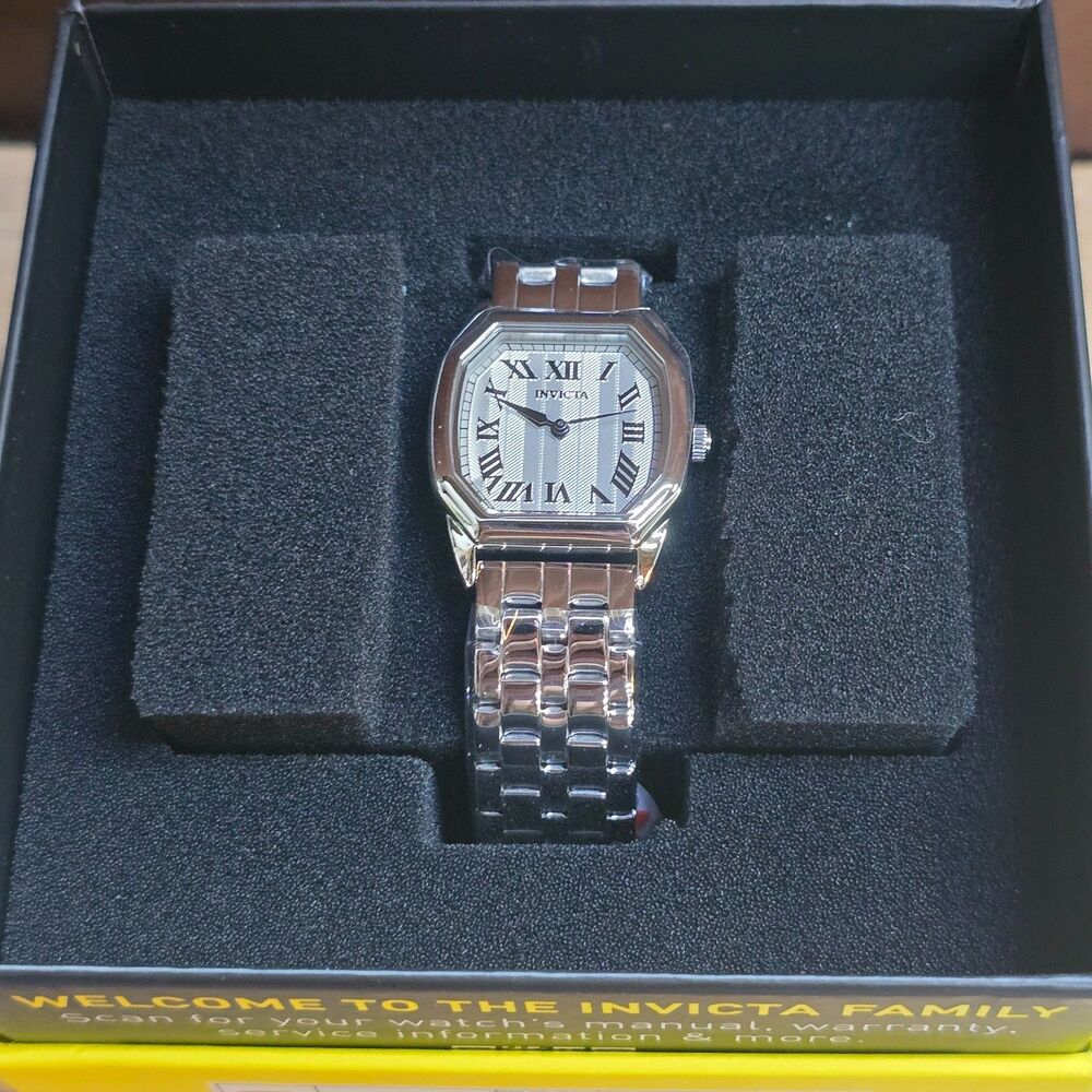 Invicta Wildflower 48957 Women's Silver Tone Roman Dial Watch w/ Box